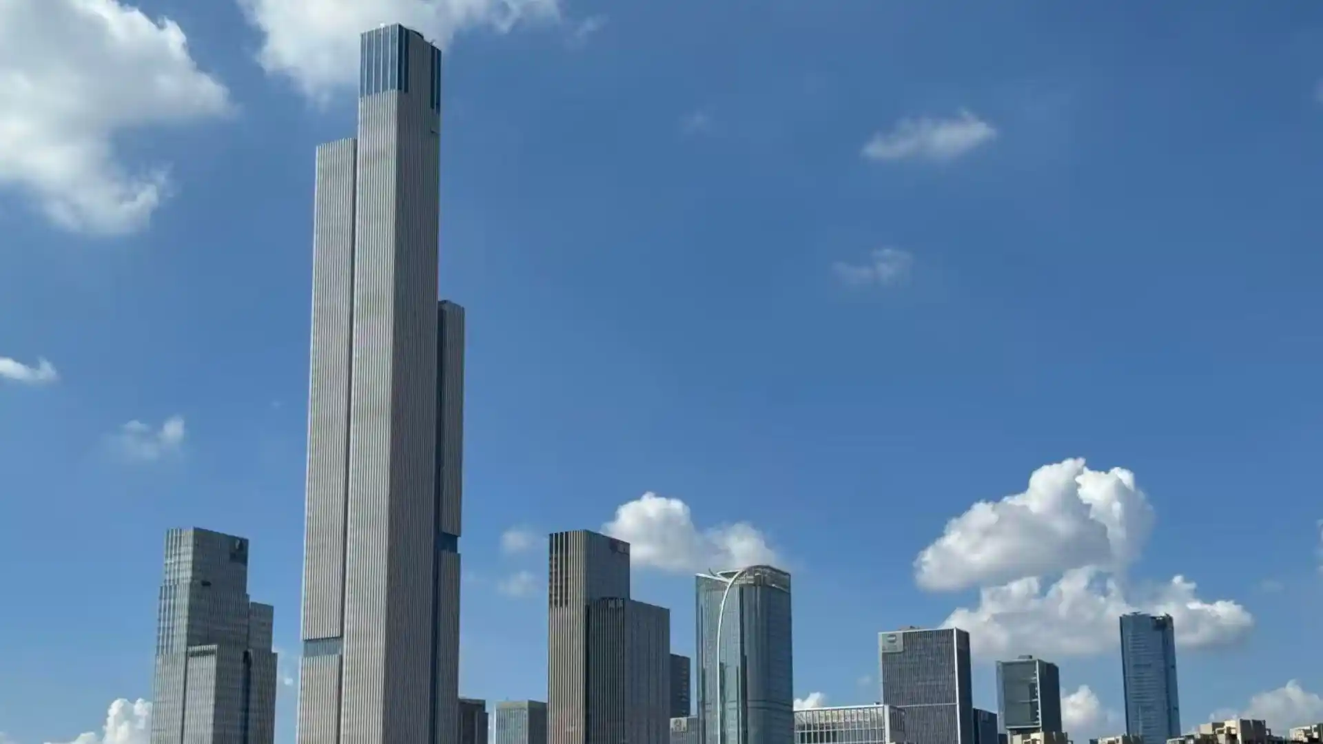 Hexi New Town Skyline