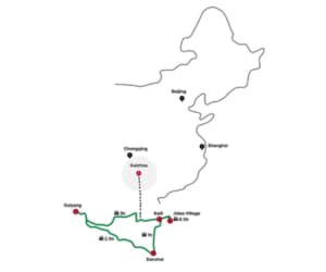 Guizhou Route Map